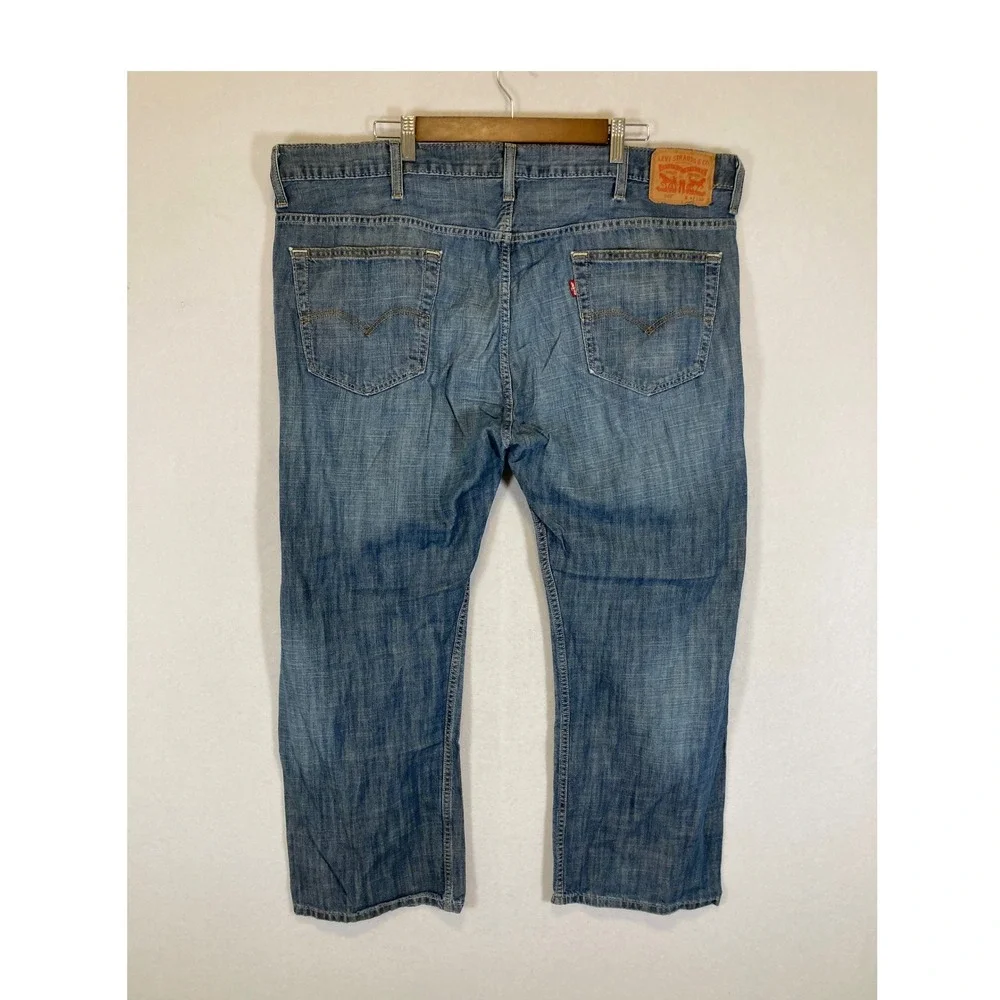 Skater Grunge Levi's 569 Mens 42x30 Blue Loose Straight Leg Denim Jeans